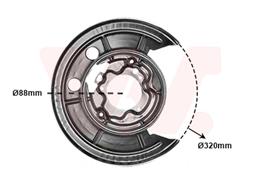 VAN WEZEL ZASCITNA PLOCEVINA, ZAVORNI DISK