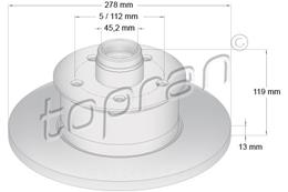 TOPRAN ZAVORNI DISK