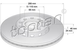 TOPRAN ZAVORNI DISK