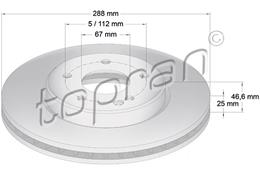 TOPRAN ZAVORNI DISK