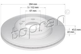 TOPRAN ZAVORNI DISK