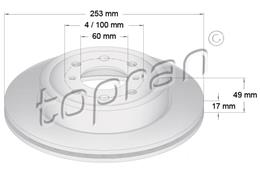 TOPRAN ZAVORNI DISK