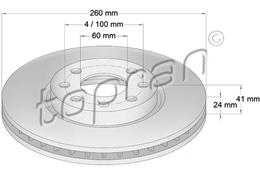 TOPRAN ZAVORNI DISK