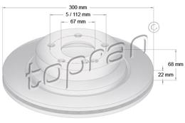 TOPRAN ZAVORNI DISK