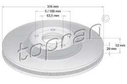 TOPRAN ZAVORNI DISK