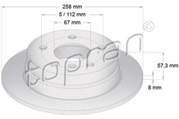 TOPRAN ZAVORNI DISK