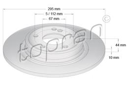 TOPRAN ZAVORNI DISK