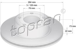 TOPRAN ZAVORNI DISK