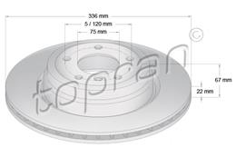 TOPRAN ZAVORNI DISK