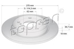 TOPRAN ZAVORNI DISK