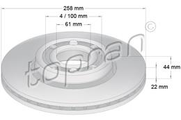 TOPRAN ZAVORNI DISK