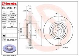 BREMBO ZAVORNI DISK