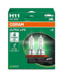 OSRAM ŽARNICA H11 12V PGJ19-2 ULTRA LIFE Hanging Folding Box 2/1