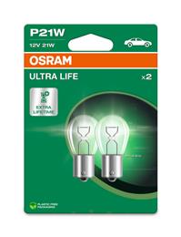 OSRAM ŽARNICA P21W 12V BA15s ULTRA LIFE BLISTER 2/1